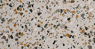 Peacock White Terrazzo